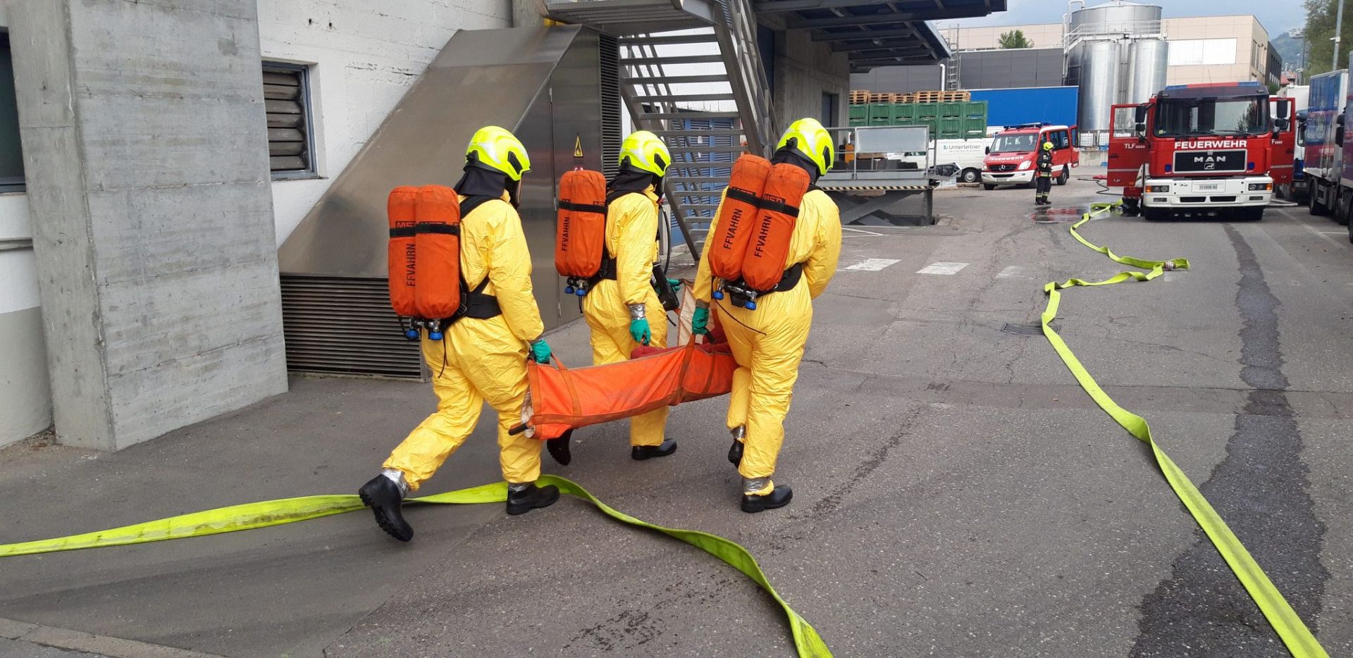 Ausrüstung für Gefahrguteinsatz
