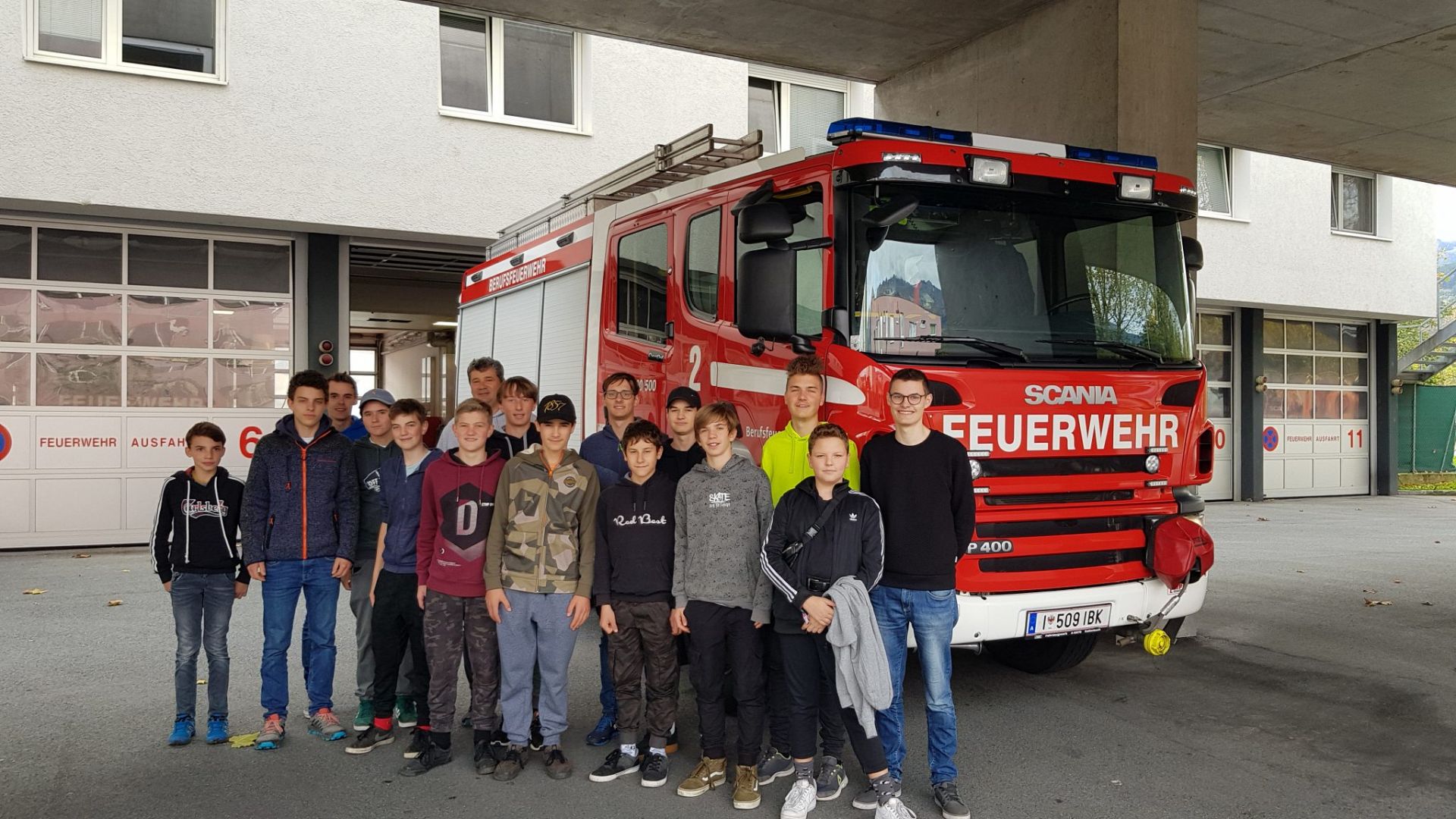 Besichtigung der Berufsfeuerwehr Innsbruck am 02.11.2019
