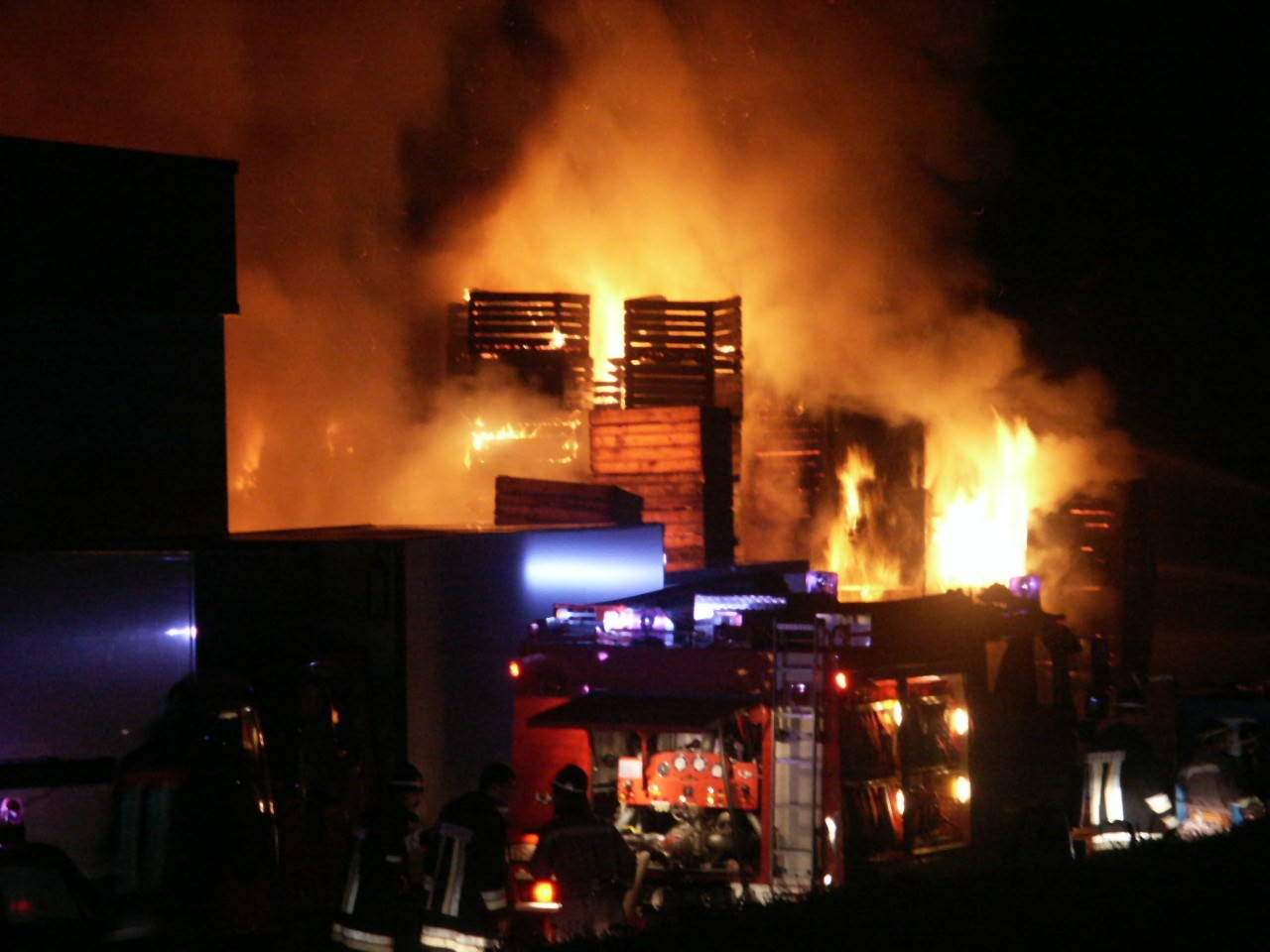 Einsatz 34 am 21.06.2002 Großbrand der Obstgenossenschaft Melix