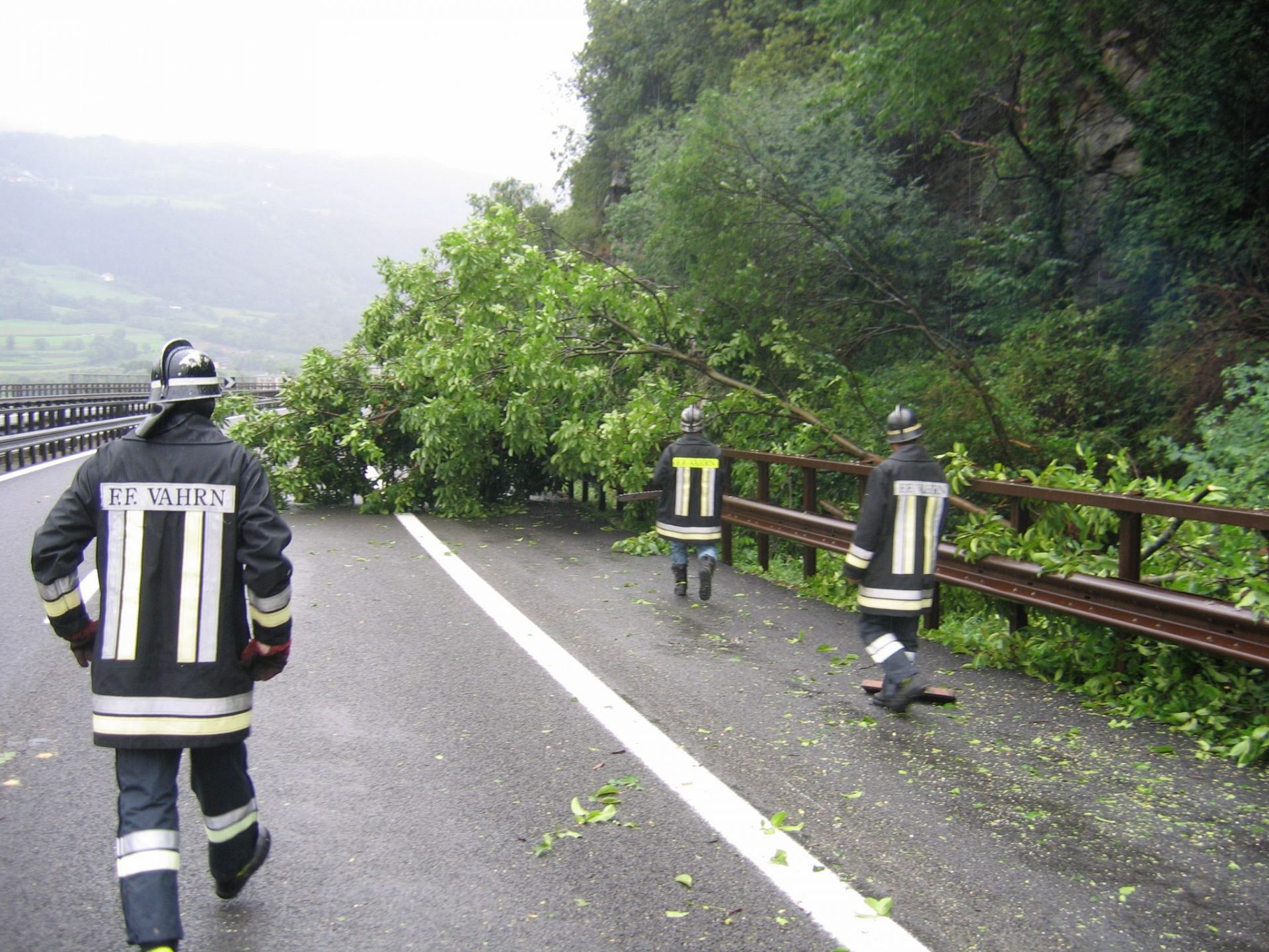Einsatz 46 am 03.08.2006 Baum auf Straße A22 Südspur