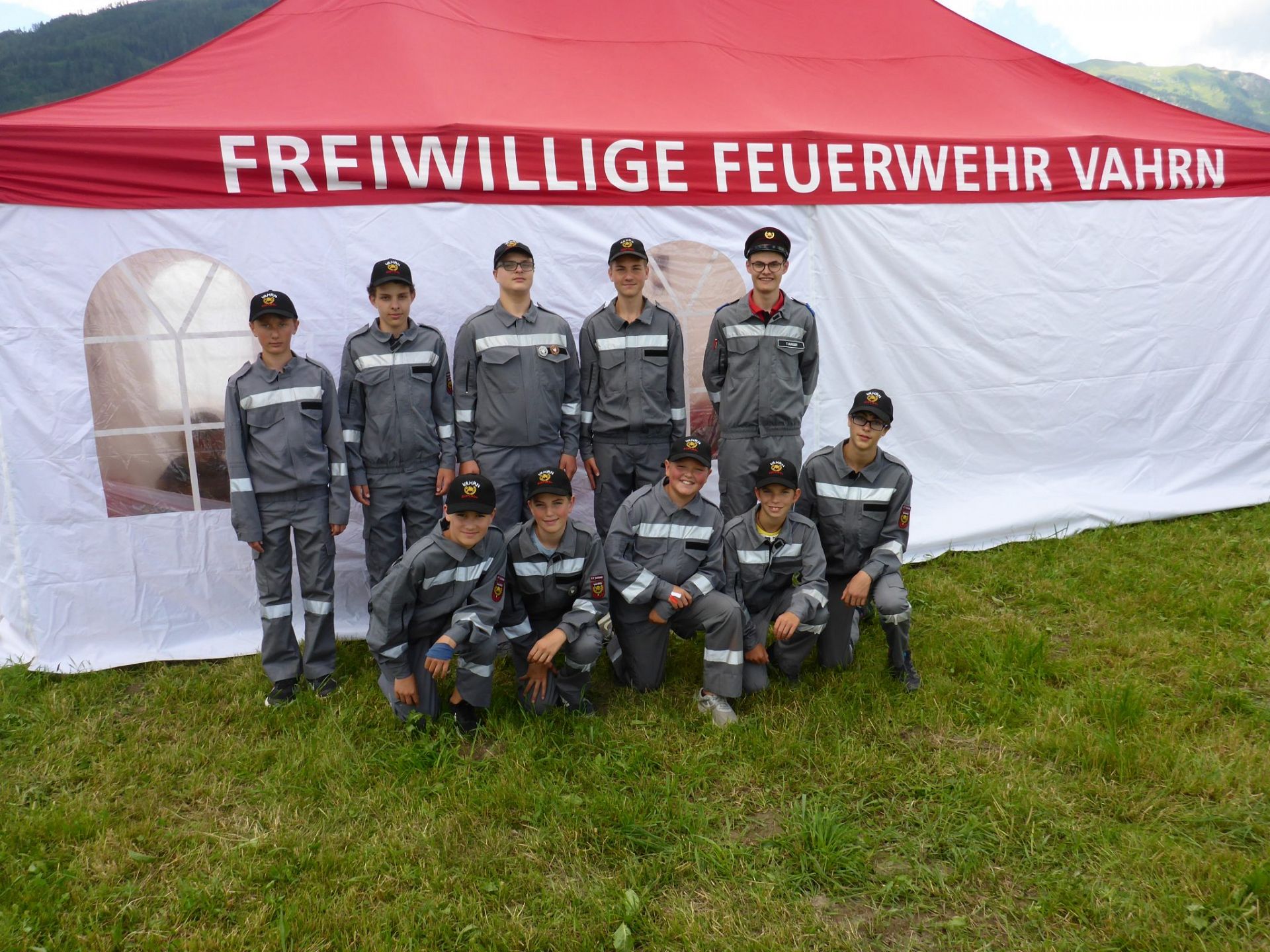Jugendgruppe beim Bewerb in Mauterndorf am 12.07.2018