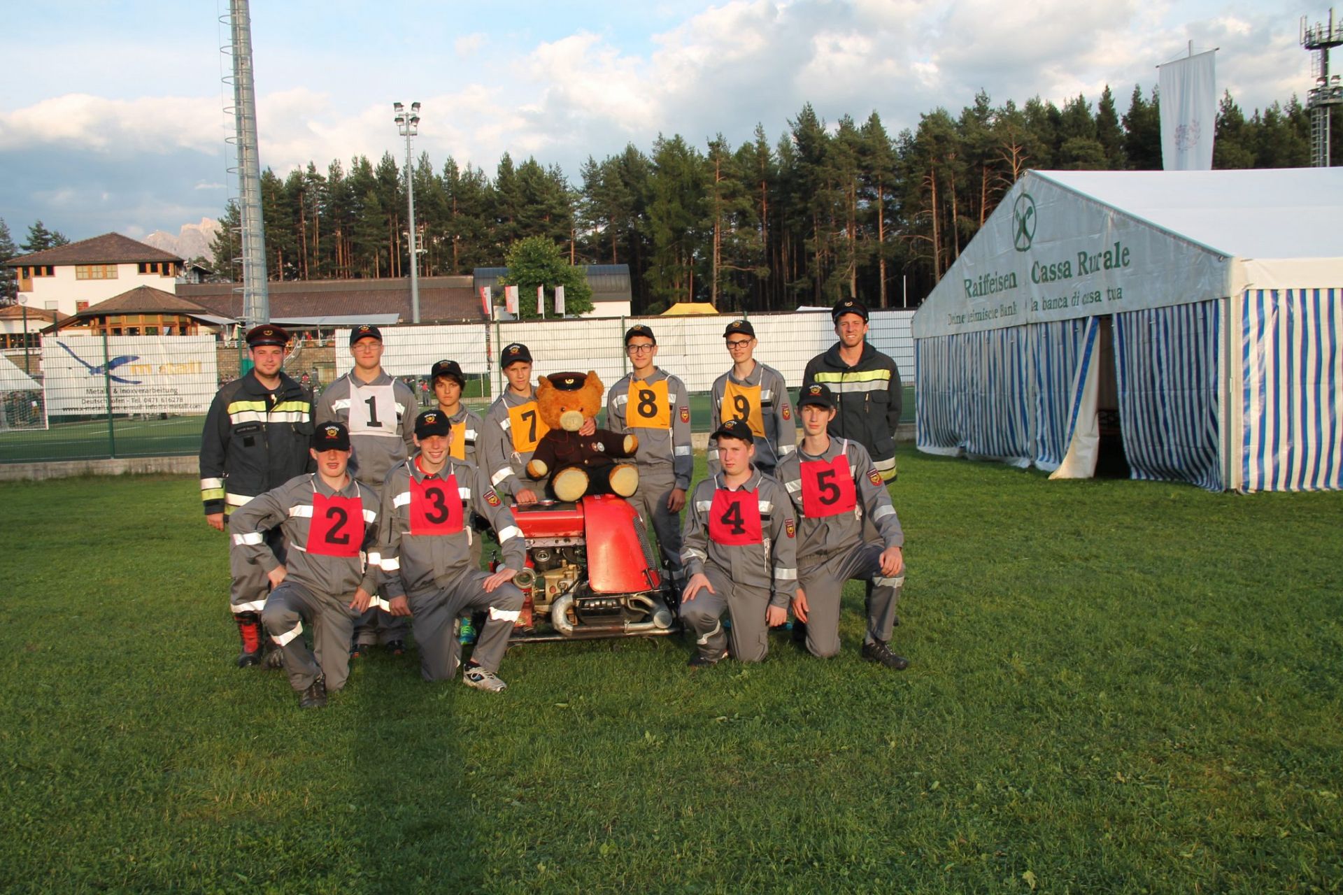 Jugendgruppe beim Landesbewerb 2015