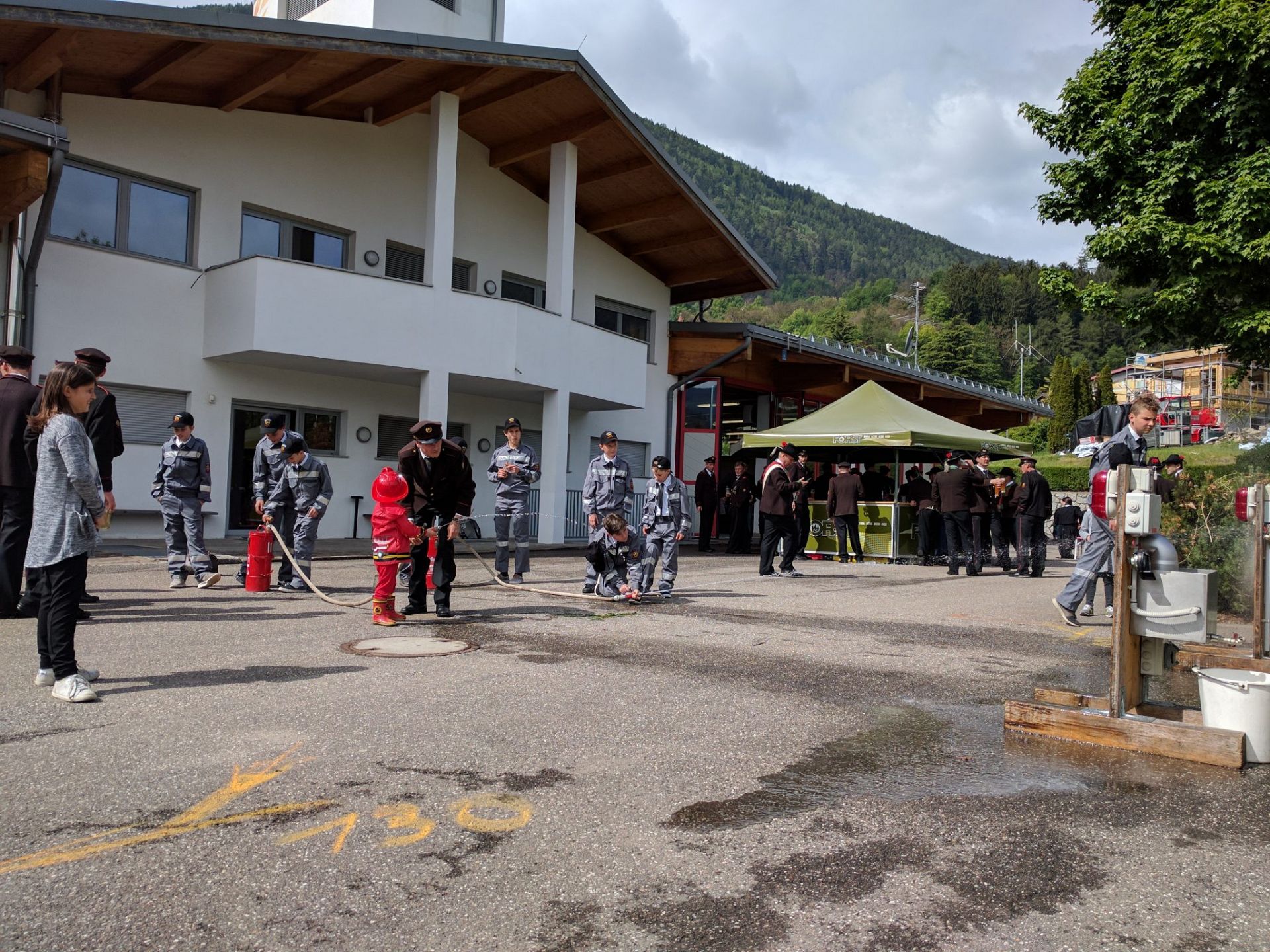 Jugendwehr bei der Florianifeier 2017