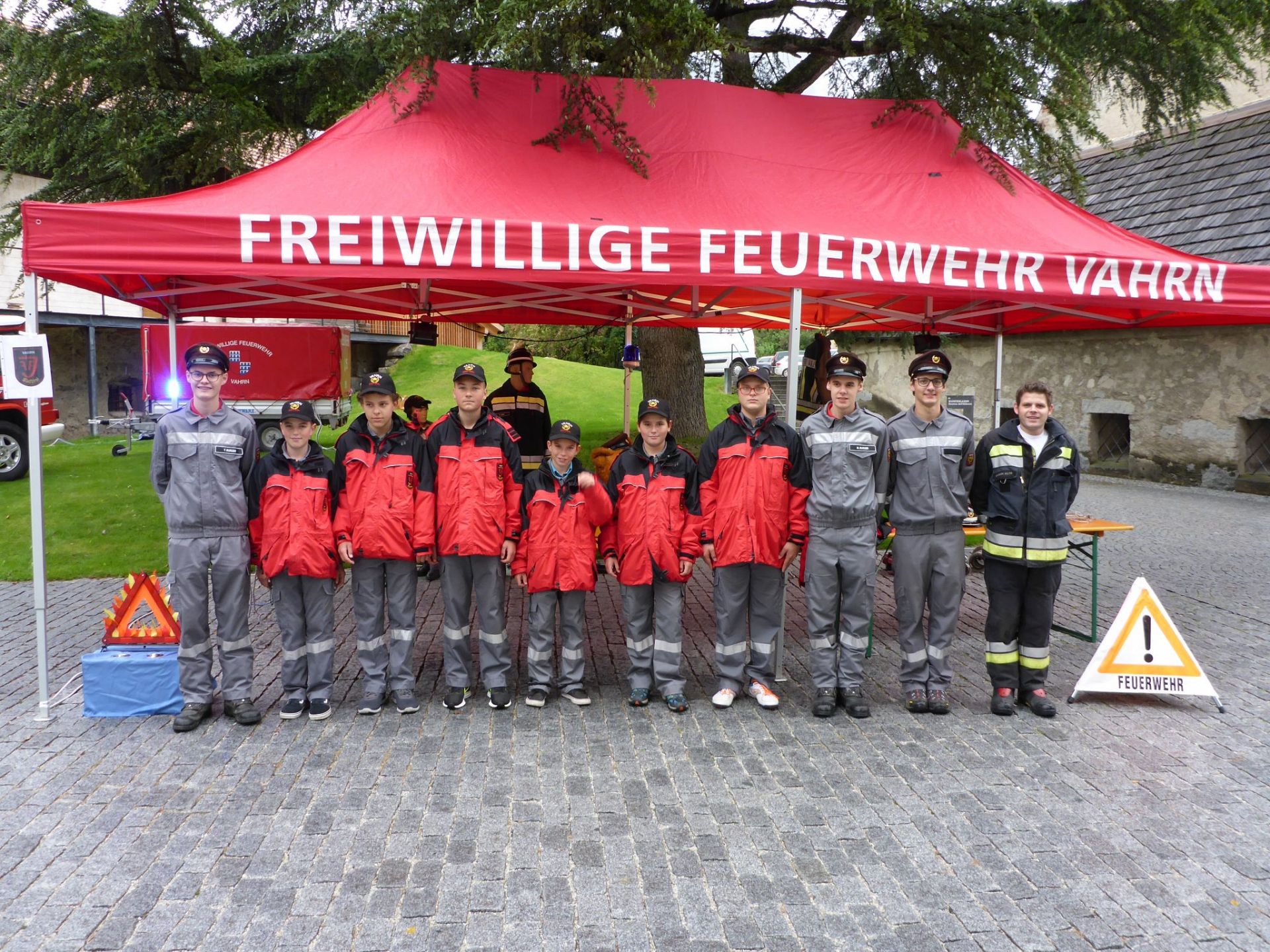 Stand der JF Vahrn beim Lern und Spielfest in Neustift