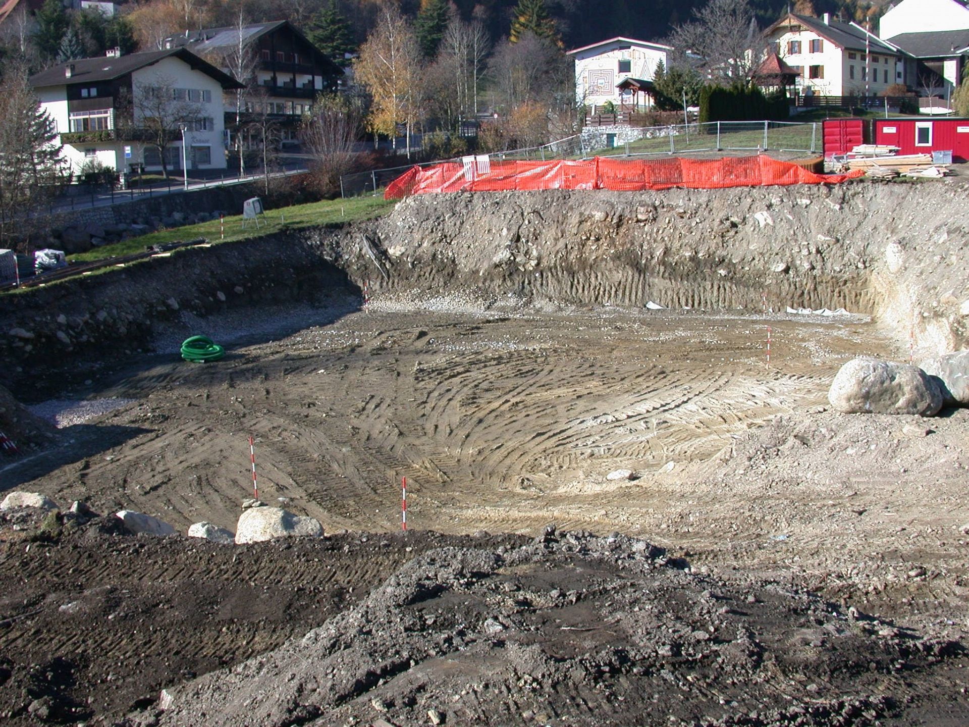 Herbst 2002: Beginn der Aushubarbeiten